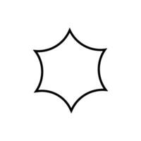 rayos de sol íconos vector. Starburst insignias símbolo. precio pegatina ilustración signo. diseño elementos para promoción, agrega y ofertas vector