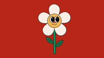 animated 2d flower cartoon video