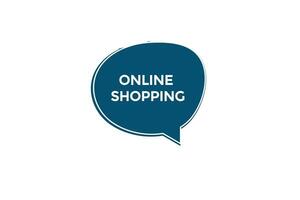 new website, click button,online shopping, level, sign, speech, bubble  banner, vector