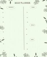 Vector background notebook plan table element template