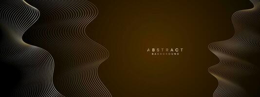 Abstract Waving Line Particle Technology Background. glowing wave lines background. Modern gradient with glowing circles lines decoration. for brochure, cover, poster, banner, website, header vector