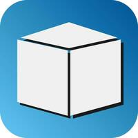 Box  Vector Glyph Gradient Background Icon For Personal And Commercial Use.