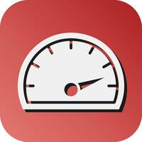Speed  Vector Glyph Gradient Background Icon For Personal And Commercial Use.