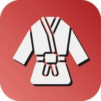judo vector glifo degradado antecedentes icono para personal y comercial usar.