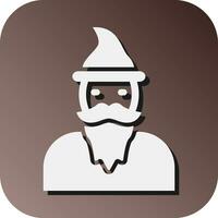 Wizard Vector Glyph Gradient Background Icon For Personal And Commercial Use.