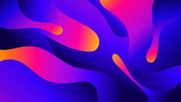 Gradient color modern liquid abstract background. photo