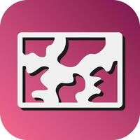 Paper Map  Vector Glyph Gradient Background Icon For Personal And Commercial Use.