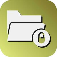 Encrypted Data  Vector Glyph Gradient Background Icon For Personal And Commercial Use.