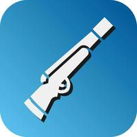 Shotgun  Vector Glyph Gradient Background Icon For Personal And Commercial Use.