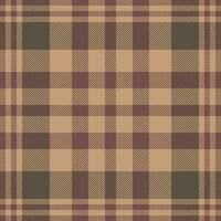 Plaid check pattern. Seamless fabric texture. Tartan textile print. vector