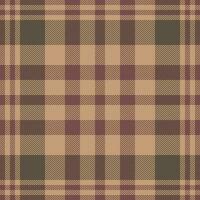 Plaid check pattern. Seamless fabric texture. Tartan textile print. vector