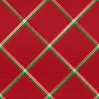 Check plaid seamless fabric texture. Diagonal print. vector