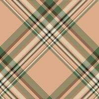 Plaid pattern vector. Check fabric texture. Seamless textile design for clothes, paper print. vector