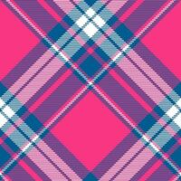 Plaid pattern vector. Check fabric texture. Seamless textile design for clothes, paper print. vector