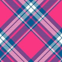 Plaid pattern vector. Check fabric texture. Seamless textile design for clothes, paper print. vector