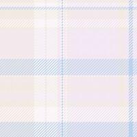 Plaid background textile of seamless vector tartan with a check texture pattern fabric.