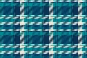 Lovely pattern fabric texture, fluffy plaid vector check. Geometric textile background tartan seamless in cyan and blue colors.
