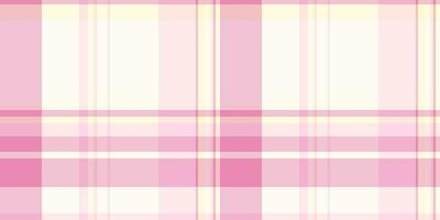 Outline tartan textile pattern, golf check background texture. Customer seamless fabric plaid vector in light and ivory colors.