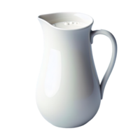 AI generated Pitcher of milk isolated on transparent background. AI Generated png