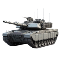 AI generated tank isolated on transparent background. AI Generated png