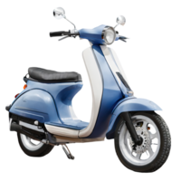 ai generato realistico un' scooter isolato su trasparente sfondo. ai generato png