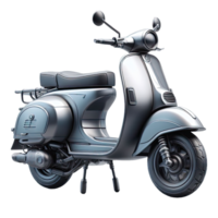 AI generated realistic a scooter isolated on transparent background. AI Generated png