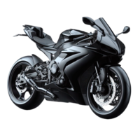 AI generated hyper realistic Sport bike isolated on transparent background. AI Generated png