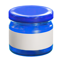 AI generated Small food jar isolated on transparent background. AI Generated png