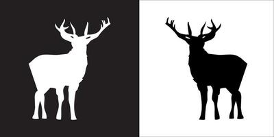 Illustration vector graphics of deer icon