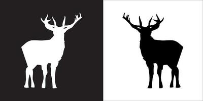 Illustration vector graphics of deer icon