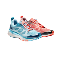 AI generated sports shoes isolated on transparent background png