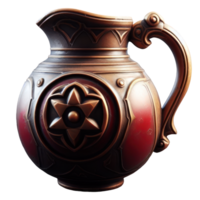 AI generated Jug isolated on transparent background. AI Generated png