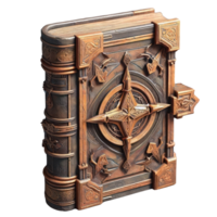 AI generated Spellbook isolated on transparent background. AI Generated png