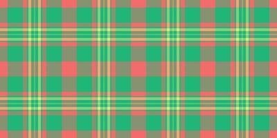 Illustration textile background plaid, structure seamless fabric pattern. Abstract vector check texture tartan in pastel and mint colors.