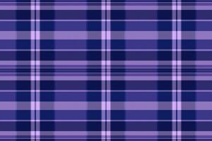 Flow background tartan vector, sea check plaid seamless. Yard fabric textile pattern texture in blue and indigo colors. vector