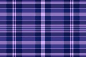 Flow background tartan vector, sea check plaid seamless. Yard fabric textile pattern texture in blue and indigo colors. vector