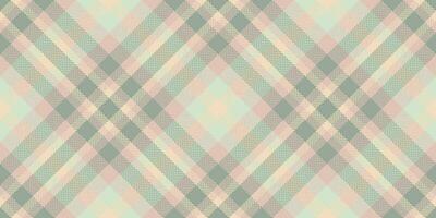Graphical fabric texture plaid, greeting card pattern background tartan. Cultural textile seamless vector check in light and pastel colors.