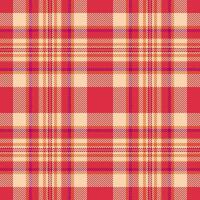 Vector texture fabric of check background pattern with a tartan textile seamless plaid.