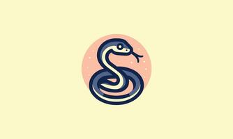 snake cartoon vector illustration mascot design