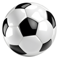 AI generated Soccer Ball Isolated on Transparent Background png