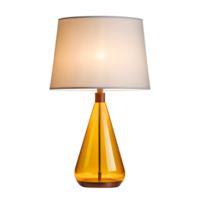 ai generiert Mitte Jahrhundert Tabelle Lampe isoliert auf transparent Hintergrund png