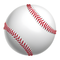 ai generado béisbol pelota aislado en transparente antecedentes png