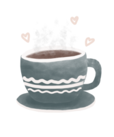 fofa café copo desenhando png