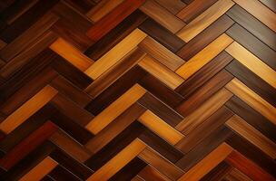 AI generated Wooden chevron pattern stock photo image of seamless pattern