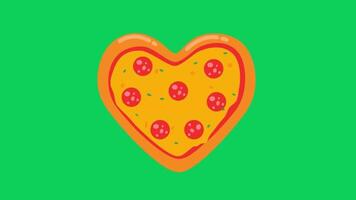 2d animated pizza video