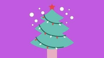 2d christmas animated decorations video