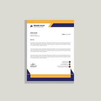 Letterhead Brand Template vector