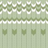 Pale green seamless pattern of braided loops of yarn with ornament vector