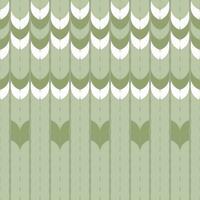 Pale green seamless pattern of braided loops of yarn with ornament vector