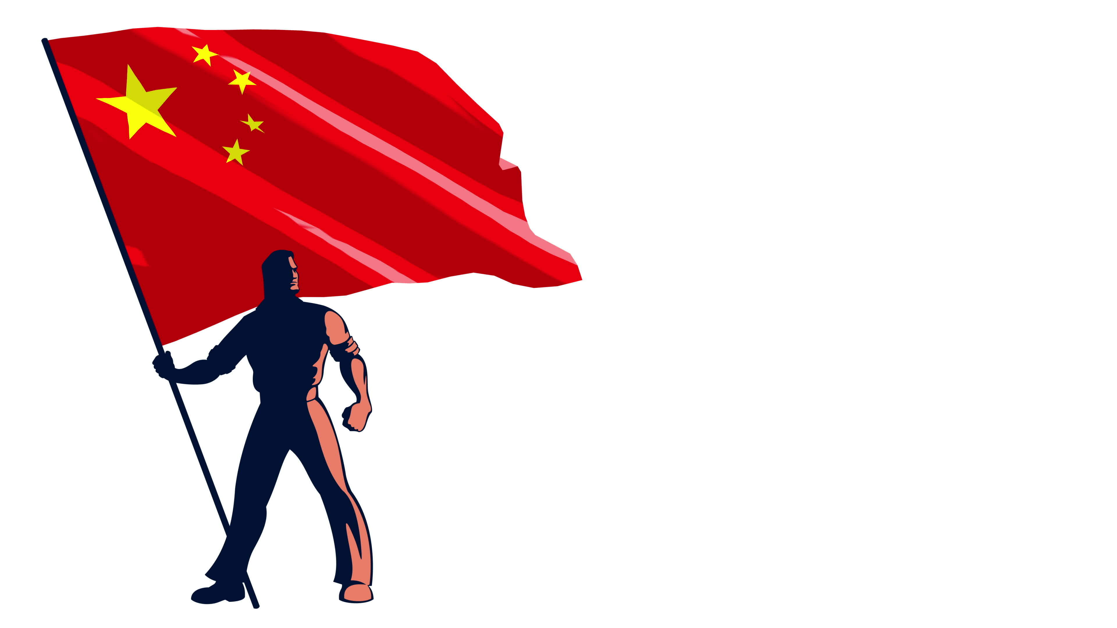 Flag Bearer China 35659626 Stock Video at Vecteezy